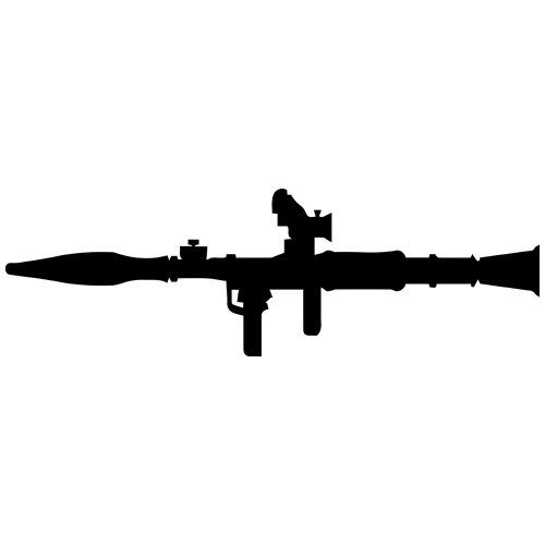 Amazon.com: Grenade Launcher Decal Sticker (Black, Mirrored